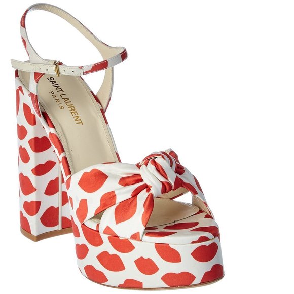 Saint Laurent Shoes - Saint Laurent Bianca 85 Platform Sandal